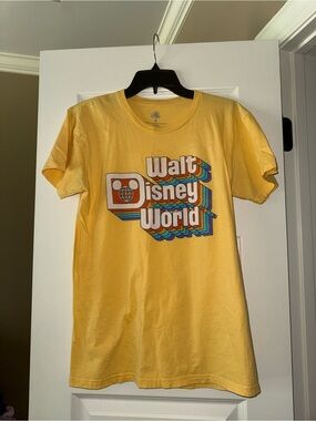 Disney Walt Disney World Yellow Retro Logo Tee